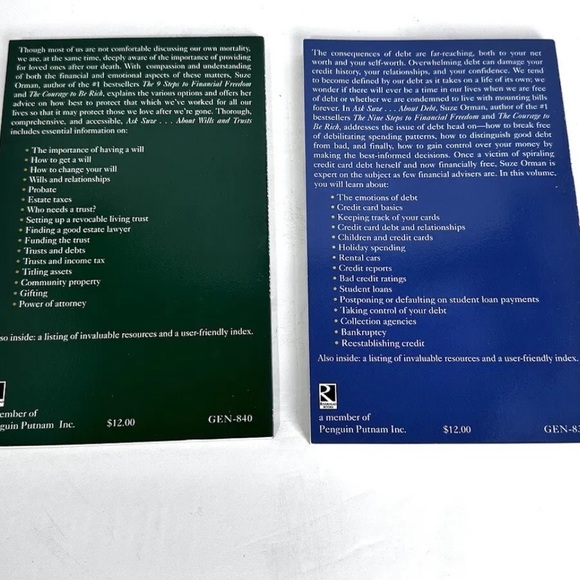 The Ask Suze Financial Library by Orman, Suze (2000) 9 Vol Set Stock Bon… - Picture 7 of 13